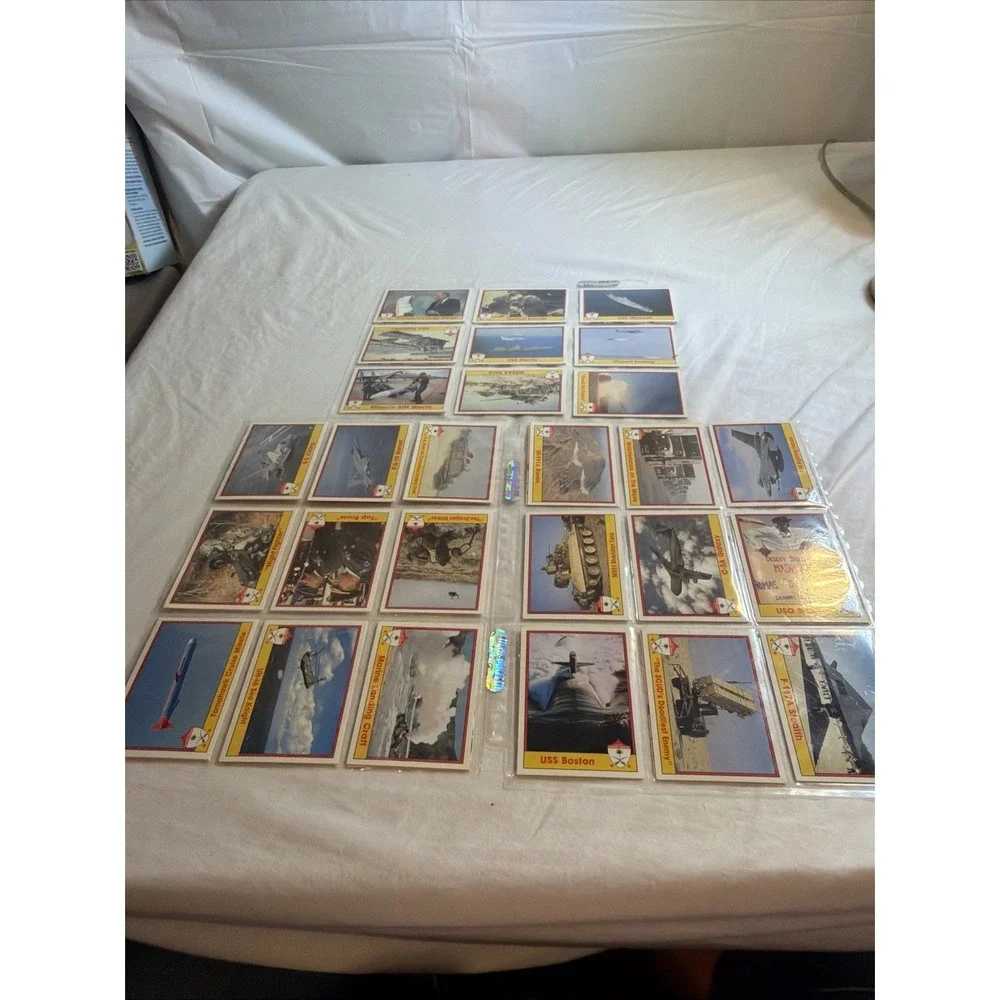 Lot Of 31 Desert Shield Trading Cards
